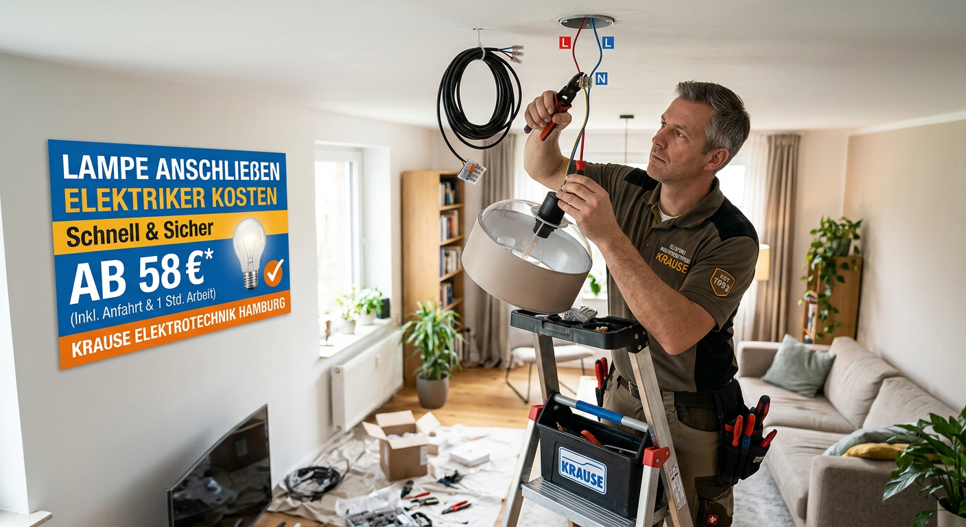 Lampe anschließen elektriker kosten – Schnell & Sicher ab 58€ Lampe anschließen elektriker kosten – Schnell & Sicher ab 58€