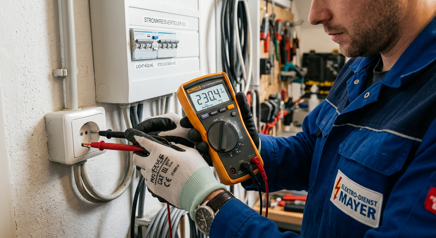 multimeter 230v messen