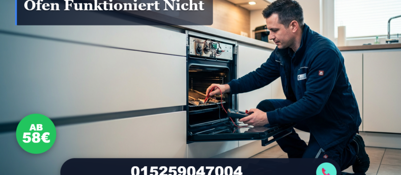 Ofen funktioniert nicht – Schnelle Reparatur ab 58€