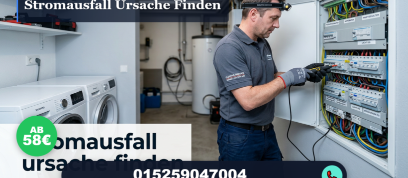Stromausfall ursache finden – Notdienst schnell & günstig ab 58€