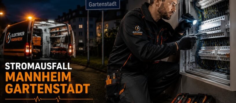 Stromausfall Mannheim Gartenstadt – Soforthilfe ab 58 €