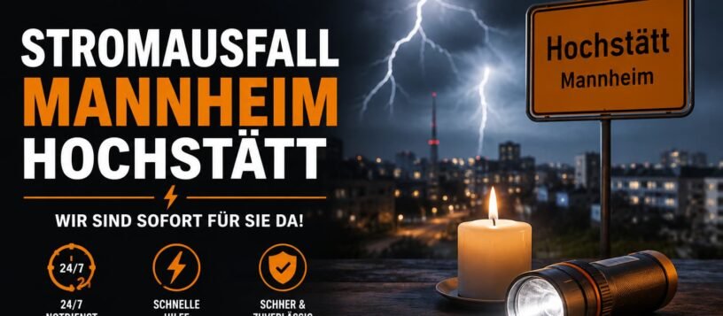 Stromausfall Mannheim Hochstätt – Elektriker ab 58 €