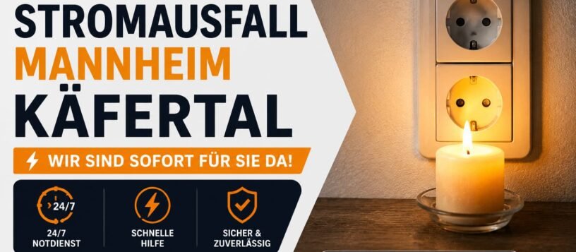 Stromausfall Mannheim Käfertal – Schnelle Hilfe ab 58 €