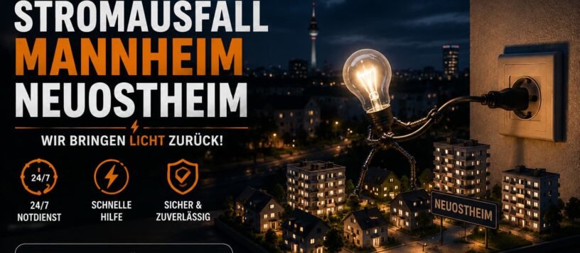 Stromausfall Mannheim Neuostheim – Soforthilfe ab 58 €