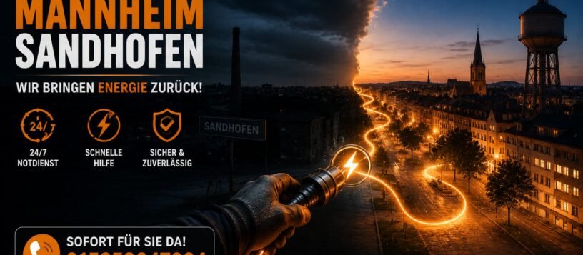 Stromausfall Mannheim Sandhofen – Soforthilfe ab 58 €