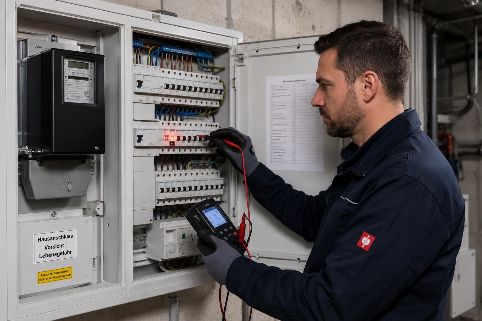 🔹 Präzise Analyse im Zählerschrank – Fehler erkennen, bevor Ausfälle entstehen.