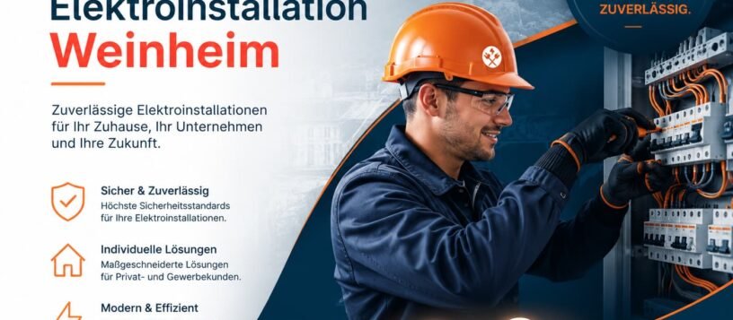 Elektroinstallation Weinheim – Elektriker-Service ab 58 €