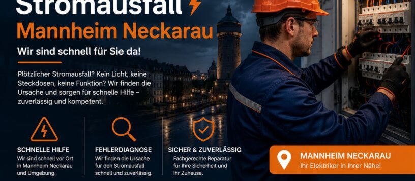 Stromausfall Mannheim Neckarau – Elektriker ab 58 €