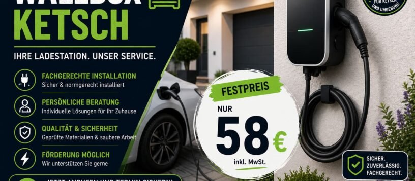 wallbox ketsch – Wallbox fachgerecht installieren ab 58 €