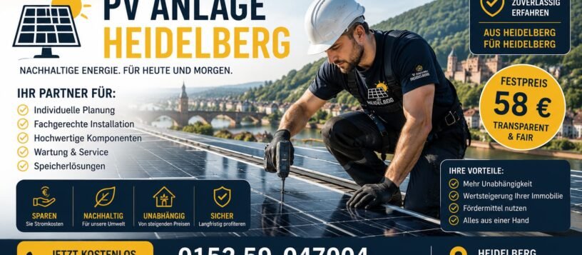 pv anlage heidelberg – Effiziente Solarlösungen ab 58 €