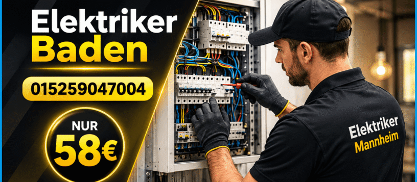 Elektriker Baden ab 58 € – Elektrische Probleme lösen