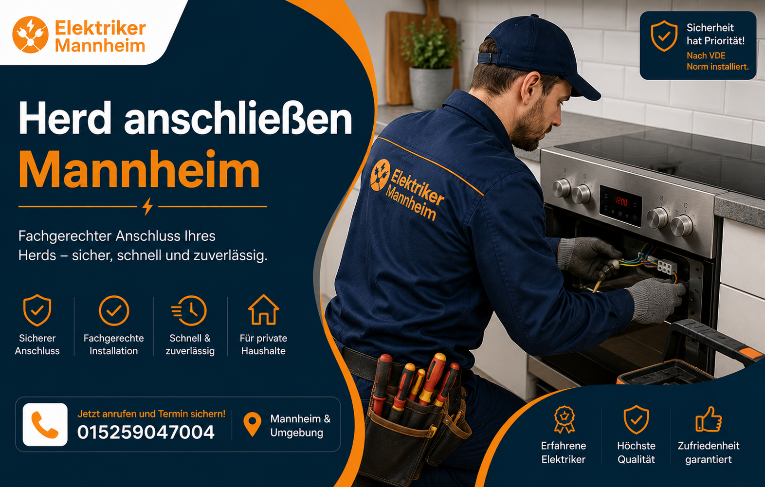 Herd anschließen Mannheim
