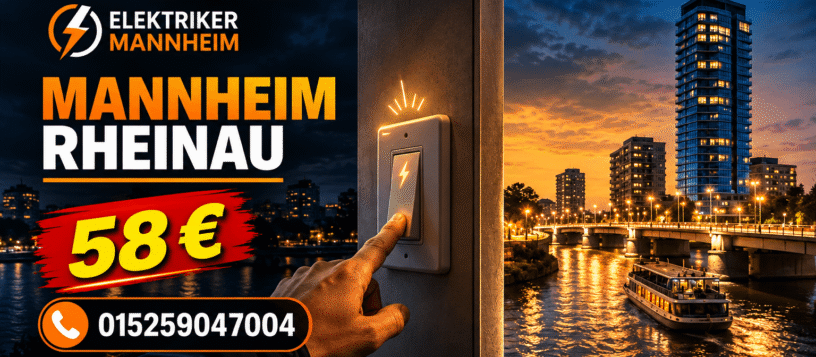Stromausfall Mannheim Rheinau | 24h Elektriker Hilfe ab 58€ Stromausfall Mannheim Rheinau | 24h Elektriker Hilfe ab 58€