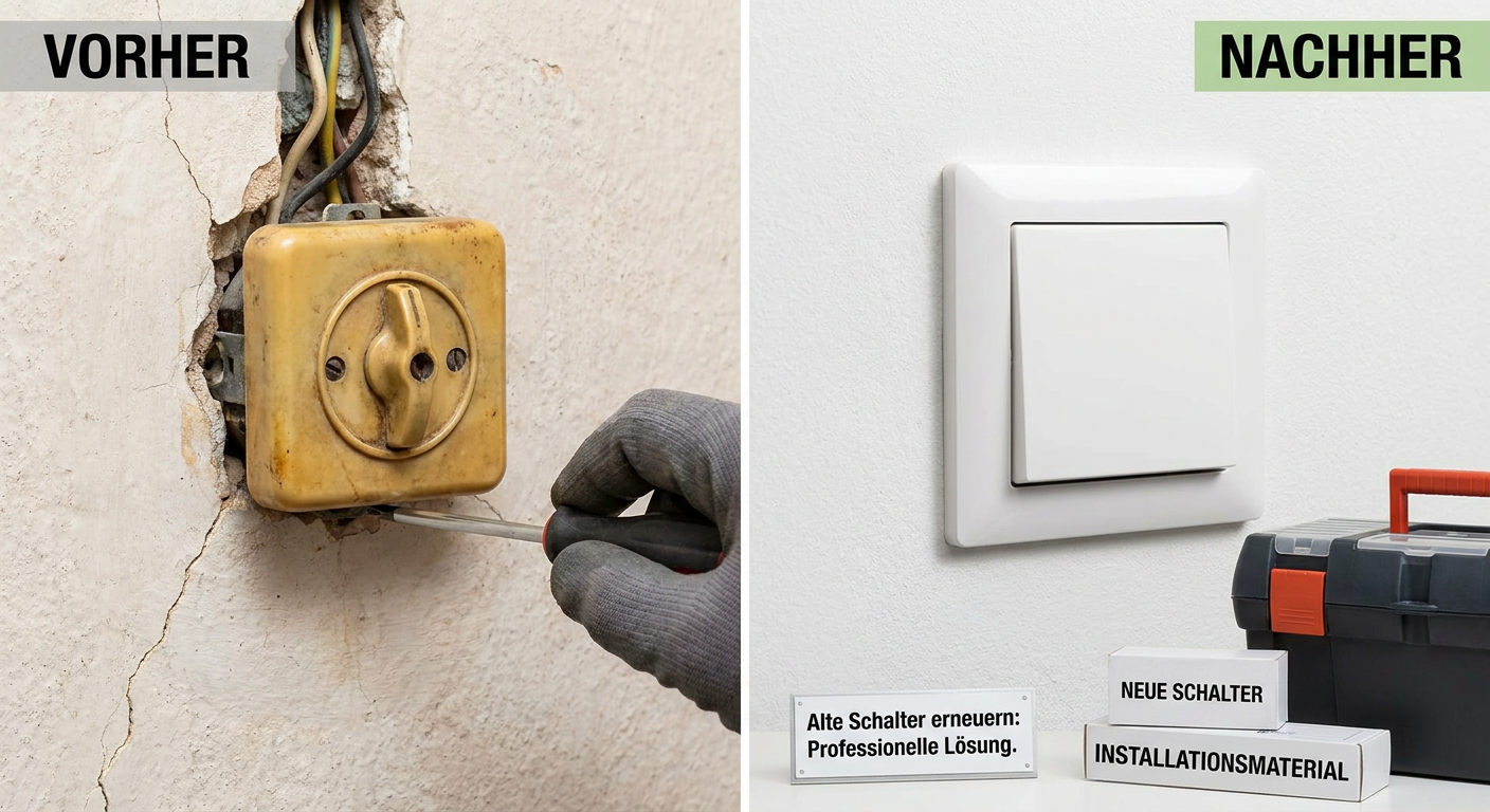 alte lichtschalter erneuern