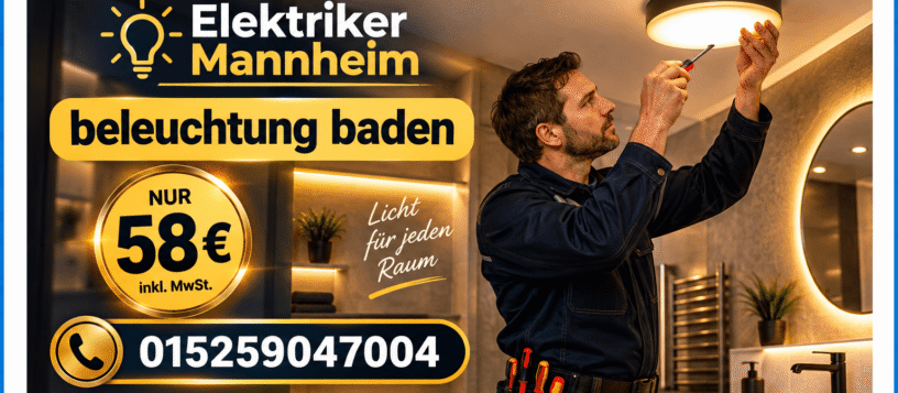 beleuchtung baden – Beleuchtungsservice vom Profi ab 58 €