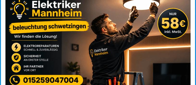 beleuchtung schwetzingen – Lichttechnik & Montage ab 58 €