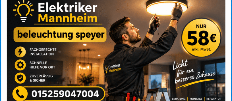beleuchtung speyer – Beleuchtung fachgerecht ab 58 € lösen
