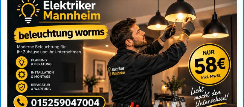 beleuchtung worms – Lichtservice und Montage ab 58 € Profi beleuchtung worms – Lichtservice und Montage ab 58 € Profi
