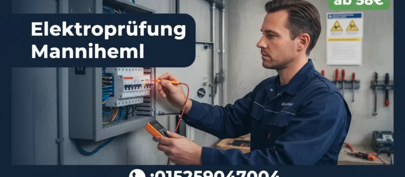 Elektroprüfung Mannheim ab 58€ Ihr Fachmann vor Ort