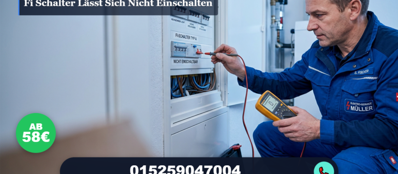 Fi schalter lässt sich nicht einschalten – Fehlerbehebung ab 58€