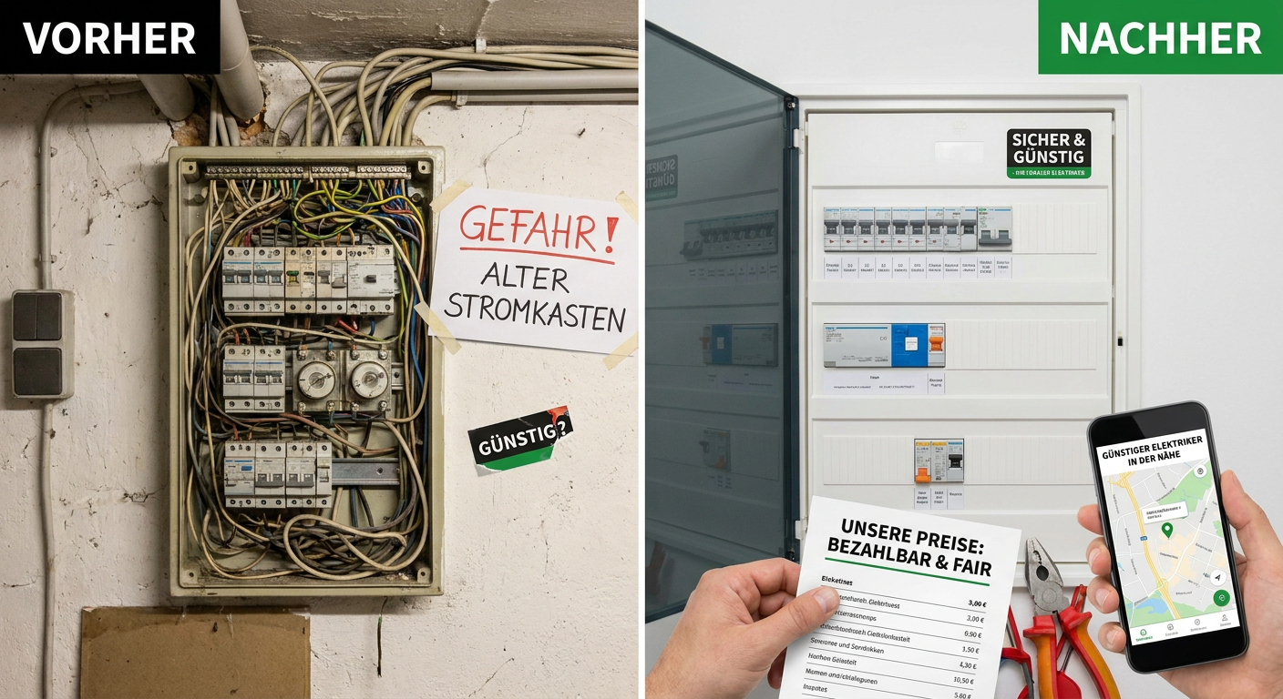 günstiger elektriker in der nähe