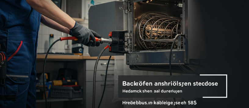 Backofen anschließen steckdose | Professionelle Service 58€