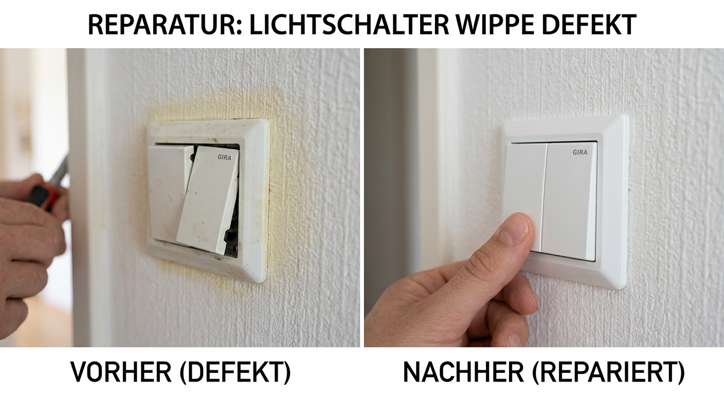lichtschalter wippe defekt