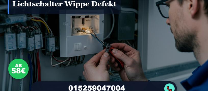 Lichtschalter wippe defekt – Reparatur schnell & günstig ab 58€