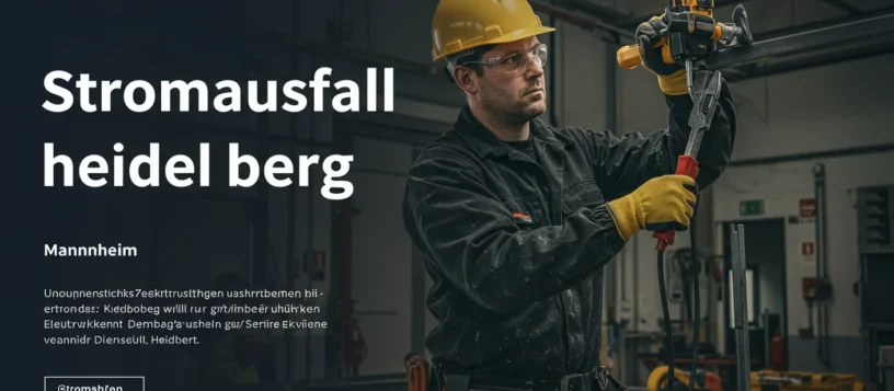 Stromausfall heidelberg ab 58€ Ihr Notdienst