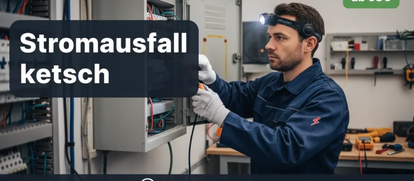 Stromausfall ketsch ab 58€ Notdienst Ketsch