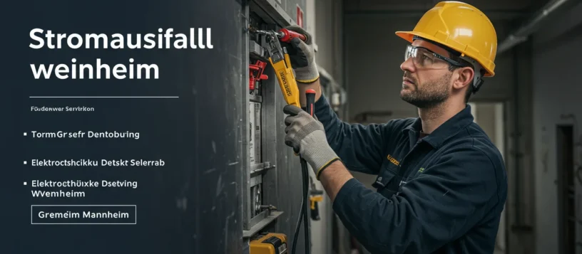 Stromausfall weinheim ab 58€ Notdienst