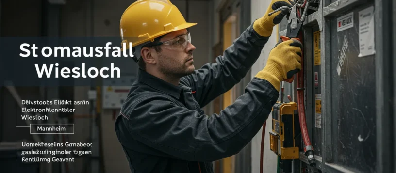 Stromausfall wiesloch ab 58€ Notdienst für Sie