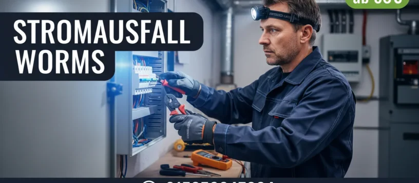 Stromausfall worms ab 58€ Elektriker Notdienst