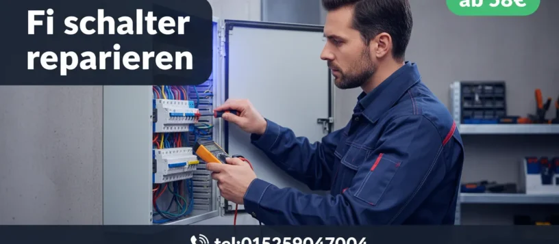 Fi schalter reparieren Anleitung & Kosten – ab 58€