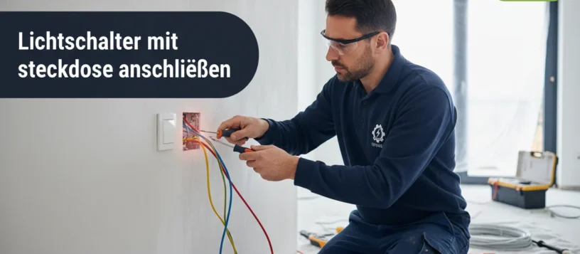 Lichtschalter mit steckdose anschließen Anleitung – ab 58€