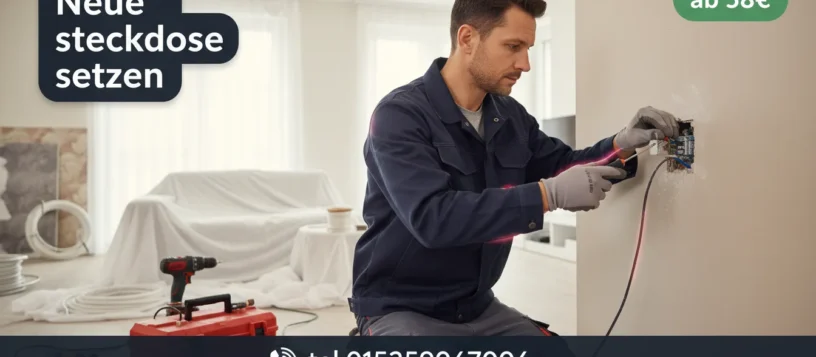 Neue steckdose setzen Anleitung & Kosten – ab 58€