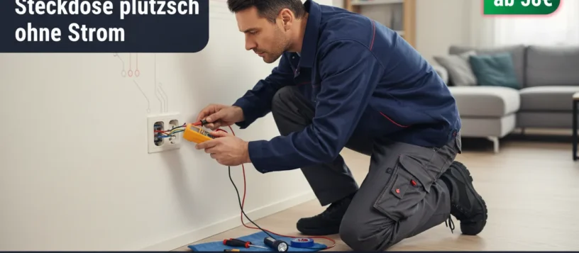 Steckdose plötzlich ohne strom Ursachen & Lösungen – ab 58€