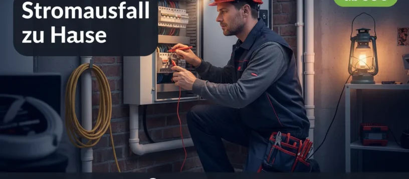 Stromausfall zu hause : Ursachen & Lösungen – ab 58€