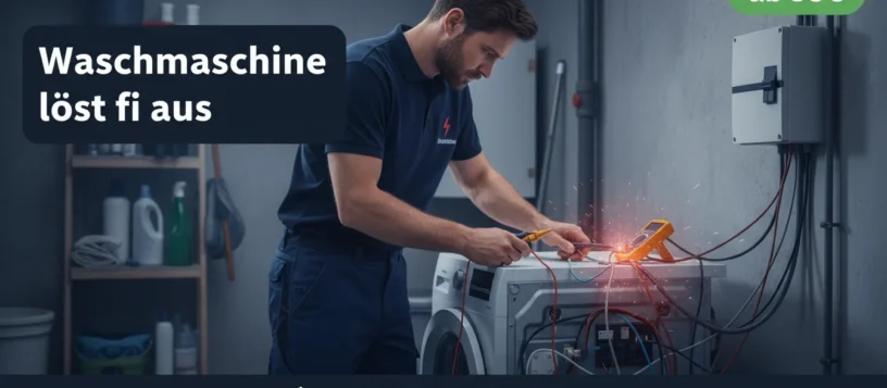 Waschmaschine löst fi aus Fehlerbehebung & Tipps – ab 58€