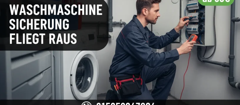 Waschmaschine sicherung fliegt raus Ursachen – ab 58€