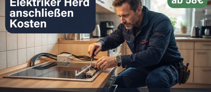 Elektriker Herd anschließen Kosten jetzt anfragen – ab 58€