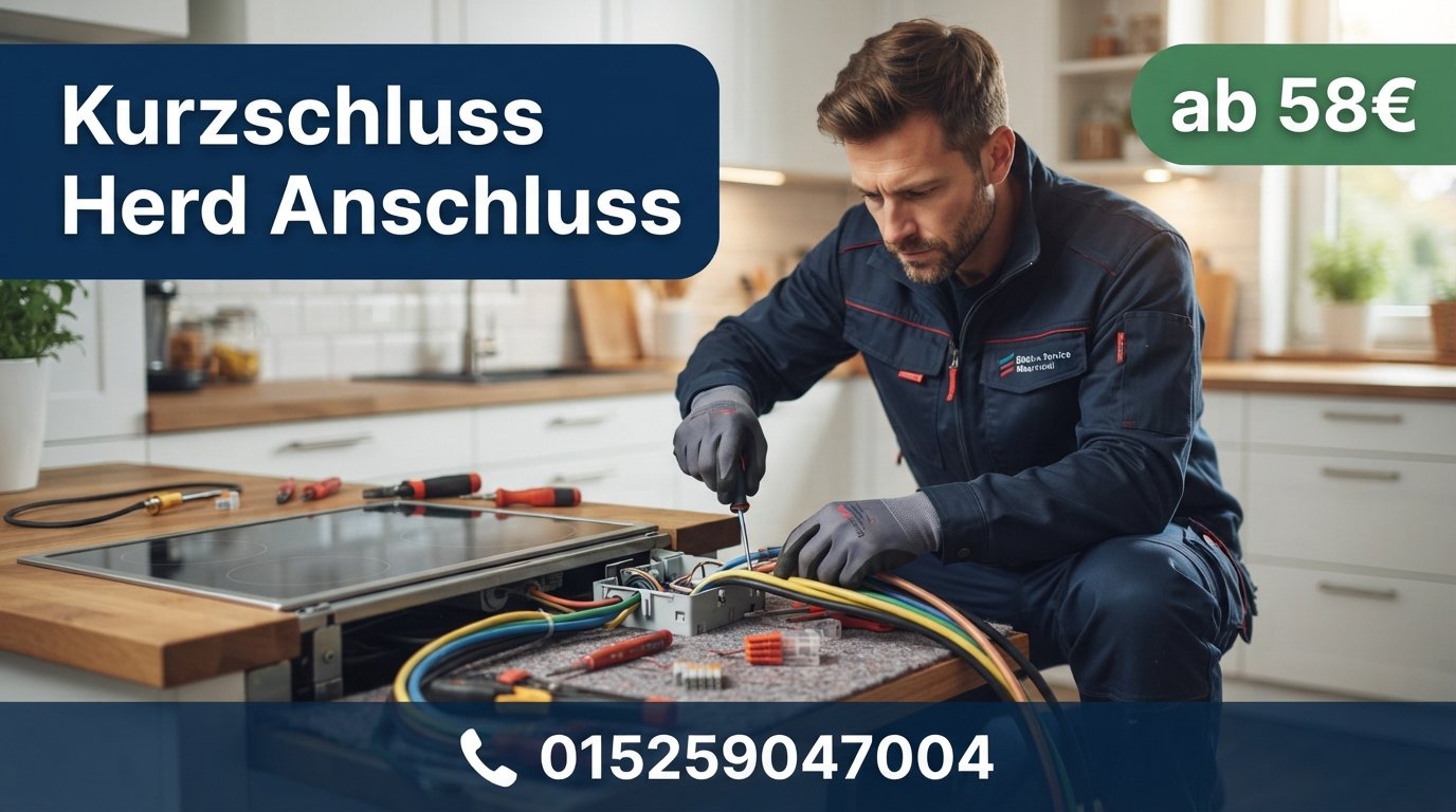 Kurzschluss Herd Anschluss Ursachen und Hilfe – ab 58€